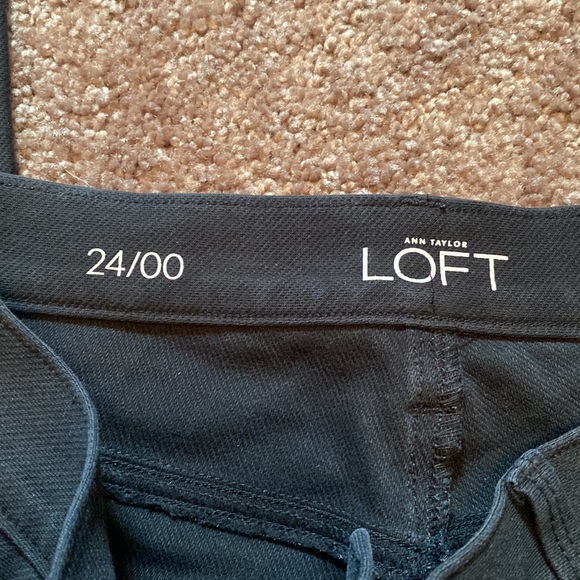 Loft black skinny jeans - 00 - EUC - Picture 8 of 9